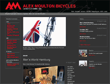 Tablet Screenshot of alexmoulton.com